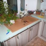 Кухня с фасадами массив дуба 6 Фото мебели
