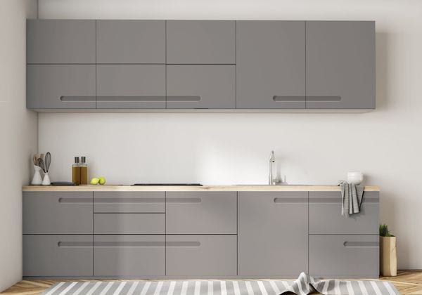 Мебель на заказ для гостиной и кухни в Санкт-Петербурге от производителя 8 кухни с интегрированными ручками 35