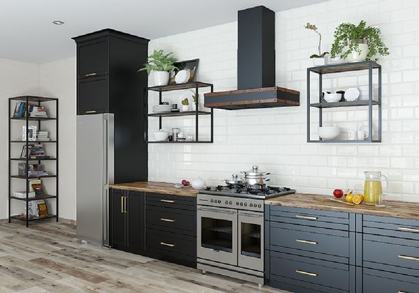 Мебель на заказ для гостиной и кухни в Санкт-Петербурге от производителя 9 кухни в стиле лофт 35